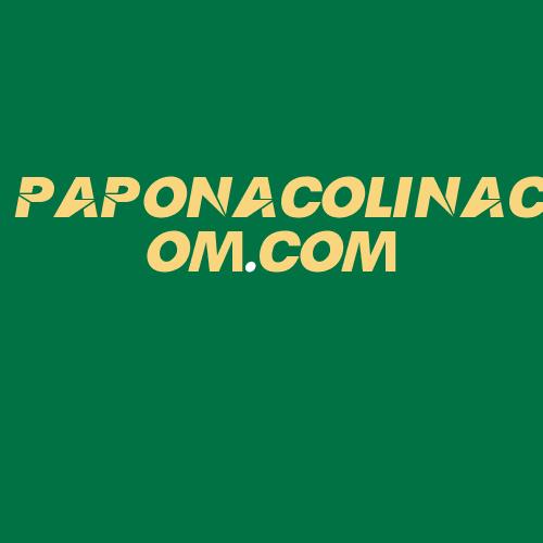 Logo da PAPONACOLINACOM